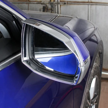 Chrome ABS Rama Oglinda Retrovizoare Oglinzi exterioare Acoperi Trim 2 buc Pentru Audi Q5 FY 2018 2019 Styling Auto Exterioare Accesorii
