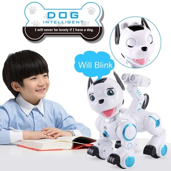 Control de la distanță Robotic Animale de companie Câine, ligent de Mers pe jos de Dans Catelul Robot Jucării Electronice, Animale de Companie cu Lumina si Sunet