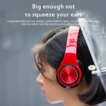 Stereo Bass Mp3 player bluetooth căști cu microfon fără fir set cu cască stereo muzică pentru Iphone, Samsung, Xiaomi mp3 de sport