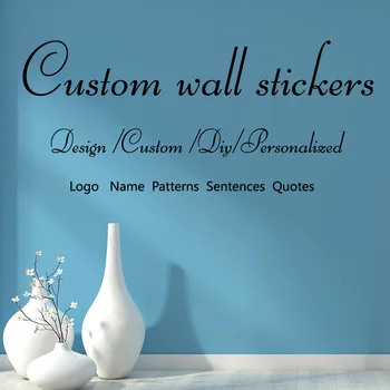 Nume personalizat Nunta OEM logo-ul/Propoziție / modele de perete de vinil autocolant decal