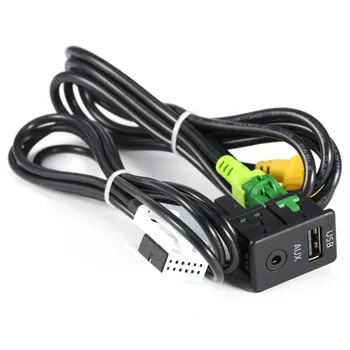 AUX USB Cablu de Switch se Potrivesc Pentru VW Pentru Golf MK6 Pentru Jetta Pentru CC, Pentru PASSAT B6 B7 Electronice Auto Accesorii