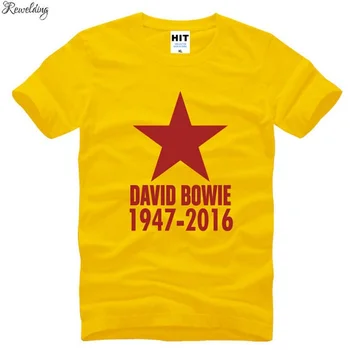 David Bowie Blackstar Ziggy Tricouri Barbati Moda Cu Maneci Scurte Din Bumbac David Bowie Memorie Tricou Rock And Roll Bărbați Fanii Topuri Tricouri