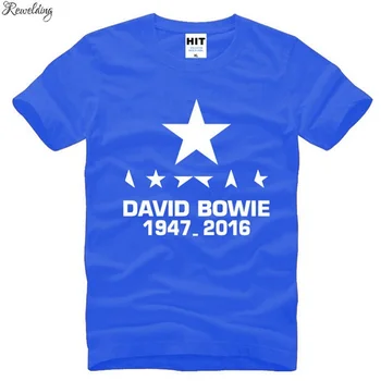 David Bowie Blackstar Ziggy Tricouri Barbati Moda Cu Maneci Scurte Din Bumbac David Bowie Memorie Tricou Rock And Roll Bărbați Fanii Topuri Tricouri