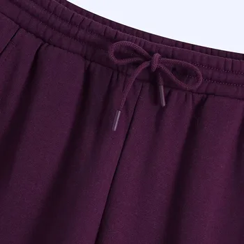Femeile 2020 Moda Elastic Hem Jogging Pantaloni Vintage Cu Reglabil Șnururi De Sex Feminin Glezna Pantaloni