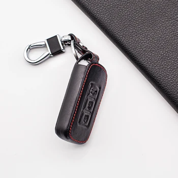 Piele auto key caz acoperire set fob pentru MITSUBISHI OUTLANDER Lancer EX ASX Colt Grandis Pajero Sport 3 butoane cheie de la distanță sac