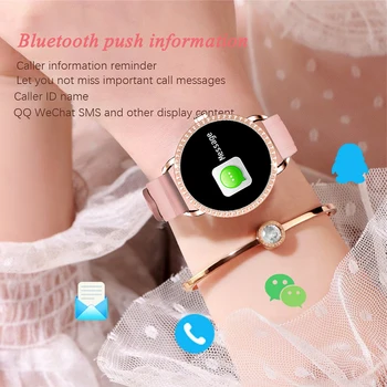 LIGE 2019 Noi Femeile Ceas Inteligent Monitor de Ritm Cardiac Moda Doamnelor ceas Fitness Tracker Sport Smartwatch Pentru Android IOS+Cutie