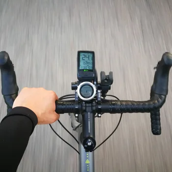 GUB de Biciclete de Carbon, Ghidon Extender Monta Lampa Suportul CNC din Aliaj de Aluminiu MTB Bicicleta Lanterna Extensia Titularul 110-202mm