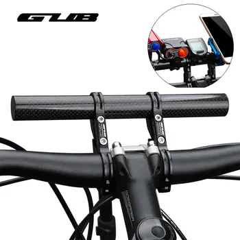GUB de Biciclete de Carbon, Ghidon Extender Monta Lampa Suportul CNC din Aliaj de Aluminiu MTB Bicicleta Lanterna Extensia Titularul 110-202mm