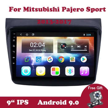 Android 9 Radio Auto Pentru Mitsubishi Pajero Sport Triton L200 2013-2017 Dublu Din Navigare GPS 9