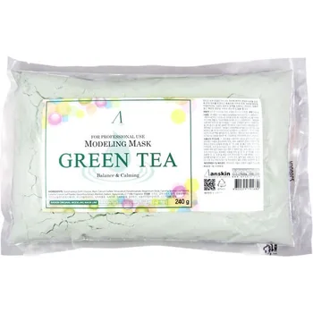 Anskin masca alginat cu extract de ceai verde calmant. (pachet) ceai verde de modelare/refill 240 gr