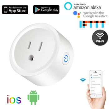 Profesionale Wireless Smart Home Priza Socket Telecomanda WiFi Timer Inteligent Plug Plug SUA 10A 100-240V Soclu Casa Inteligentă