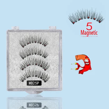 MB Nou 5 Magnetic Genelor Manual magnet Nurca p Naturală Gros Altoire Extins Gene False Cu ajutorul unei Pensete Machiaj Ochi