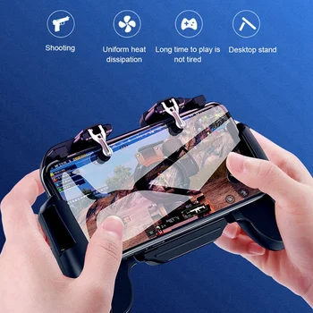 Pentru Pubg Controller L1R1 Shooter Gamepad Mobile Controler de Joc Baiatul de Declanșare de Control Joystick-ul pentru iPhone Android cu Ventilator