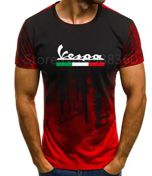 Vespa Serviciu scuter oameni de vara marca T-shirt de moda de înaltă calitate clasic de îmbrăcăminte cu mânecă scurtă tricou, motocicleta t-shirt