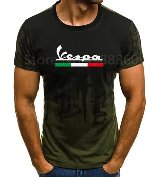 Vespa Serviciu scuter oameni de vara marca T-shirt de moda de înaltă calitate clasic de îmbrăcăminte cu mânecă scurtă tricou, motocicleta t-shirt