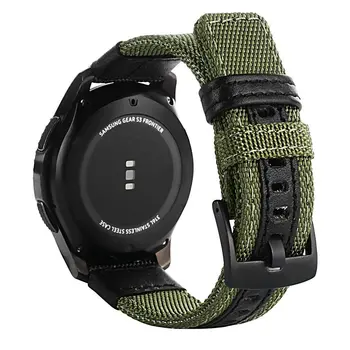 20mm 22mm Watchband pentru Samsung galaxy watch 46mm 42mm Nylon Curea de Ceas din Piele Pentru Huawei Watch GT 2 Pentru Huawei Watch GT 2e