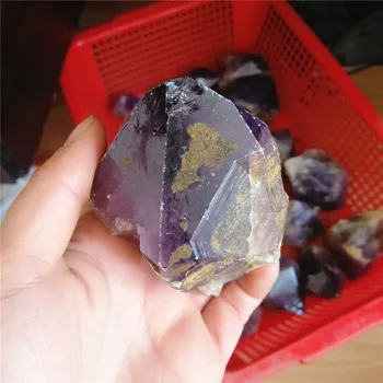 1 buc de 60-70g Naturale Ametist Brut Cristal Violet Profund Dur Specimen de Vindecare de Cristal Pietre de Cuarț Și Minerale Puncte