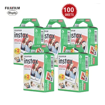 Fujifilm Instax Mini 100 de Coli Albe Film Hârtie Foto Instantaneu Album Imprimare Instantanee pentru Fujifilm Instax Mini 8/Mini9/7s/25/90