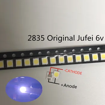 JUFEI LED Backlight 1210 3528 2835 6V 1W 96LM alb Rece lumina de Fundal LCD pentru TV, TV Aplicarea 01.JT.2835BPWS2-C 1000PCS