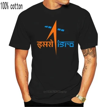 Barbati tricou ISRO (Indian Space Research Organization) Logo-ul Unisex Tricou femei T-Shirt, tricouri top