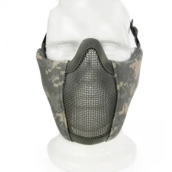 Airsoft Tactic PDW Jumătate Masca de Fata ochiurilor de Plasă de Metal Craniu de Protecție Militară a Armatei Wargame Vânătoare Accesorii Măști de Paintball