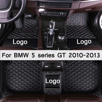 MIDOON piele Auto covorase pentru BMW seria 5 GT 535i 550i 2010 2011 2012 2013 cinci scaun auto Personalizate picior Tampoane de automobile acoperi
