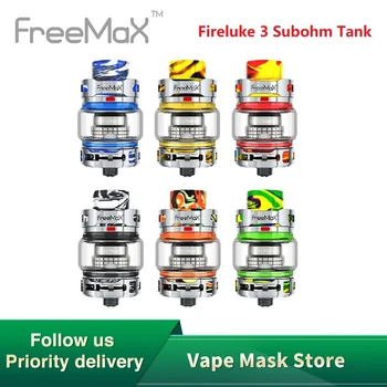 Nou Original Freemax Fireluke 3 Subohm Rezervor de Capacitate 3ml & 0.15 ohm/0.2 ohm pentru Atomizorul Freemax Maxus 100W TC Kit Vs Zeus X