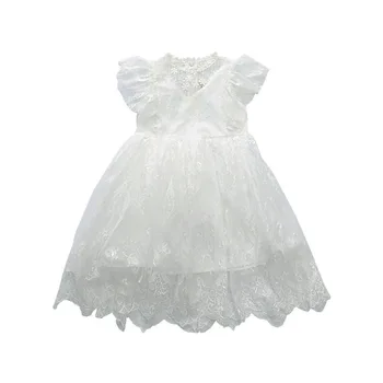Noi 2020 Bebelus Rochie de Printesa pentru Copii Rochii pentru Fete Copii Dantelă bal Copilul de calitate rochie de petrecere Copii Florale Haine