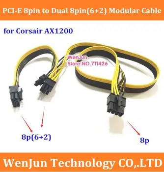 De înaltă calitate 8pini PCI-E, Dual 8(6+2) Pini placa Grafica Modulare de Alimentare Cablu pentru Corsair AX1200