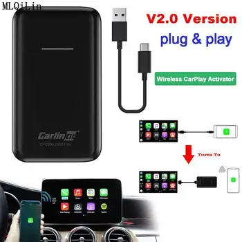 Carlinkit USB 2.0 Actualizare IOS 13 Apple CarPlay Wireless Auto Connect Pentru Masina OEM Original cu Fir CarPlay La Wireless Carplay