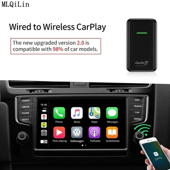 Carlinkit USB 2.0 Actualizare IOS 13 Apple CarPlay Wireless Auto Connect Pentru Masina OEM Original cu Fir CarPlay La Wireless Carplay