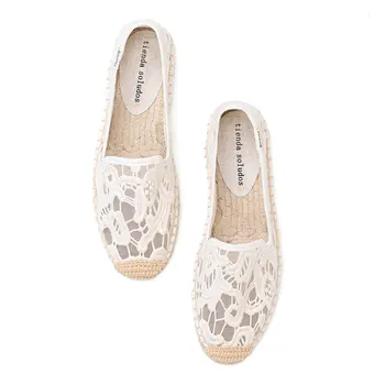 Tienda Soludos Espadrile pentru Femei de Moda Pantofi Plat 2019 Sapatos In Balet Chaussure Pentru Espadrile Confortabile, Papuci