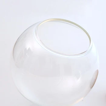 10 Buc Sticlă Transparentă Mingea în Formă de Capac Flori Uscate Frunze Recipient DIY Micro Peisaj de Basm Decor