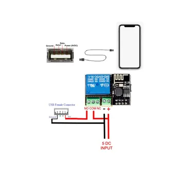 Apple Homekit Google WiFi Acasă Relay Module Smart Home Automation Control de la Distanță Priza Wireless io ESP01