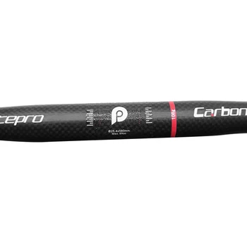 Litepro Plin Fibra de Carbon Ghidon Bicicleta Mat MTB BMX Pliere Biciclete Bar 580mm 25,4 mm