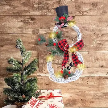 Noi Anul 2021 Pom de Craciun om de Zapada cu LED Ghirlande de Lumină Pandantiv Ornamente de Crăciun Decoratiuni de Craciun Pentru Casa Navidad Decor