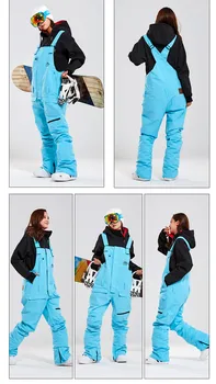 LTVT Pantaloni de Schi Profesionist de Iarna Snowboard Pantaloni Femei/Bărbați Uniți de SCHI PANTALONI Pantalon Schi Feminin Drumeții Salopeta de Schi