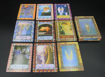 Carte de Tarot Oracle Vindecare cu Angel Vrăjitorie Provizii de Bord Jocuri Divinație pentru Adulți și Copii, Carti de Joc