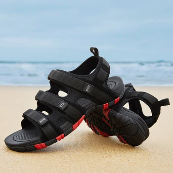 2021 Sandale De Vara Pentru Om Negru Pantofi De Apă Din Cauciuc Unic Sandale Brand Mare În Aer Liber Spotrs Adidas Școală De Băieți Pantofi