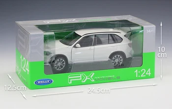 Welly 1:24 SUV Land Roverer Gama Sport Mașină de Model Bmw-X5 simulare Aliaj decor masina colecție cadou jucărie de turnare model
