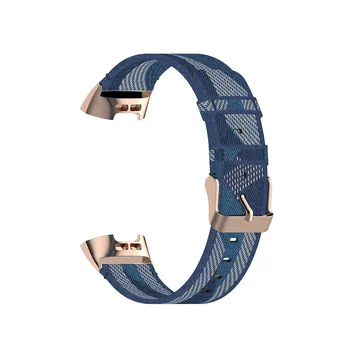 Înlocuirea Watchband pentru Fitbit Charge 3/3SE Nailon Denim Curea de Ceas pentru Fitbit Charge 4/4SE Trupa Ceas Curea Accesorii