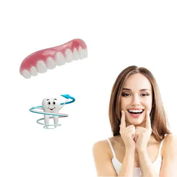 Silicon De Albire Dentară Fatetele Dentare Bretele Simulare Instant Zâmbetul Comfort Fit Superior False Proteza De Acoperire Cosmetice