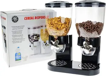 Un Set De 2 Etanș Cereale Distribuitor de Hrana Uscata Container de Depozitare Cereale Colectorului de Bucătărie Depozitare a Alimentelor Organizator Pentru Boabe de Orez HWC