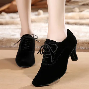 Dans modern pantofi adidasi femei sală de bal dans latino pantofi negru salsa pantofi femei pantofi de dans pentru femei latino