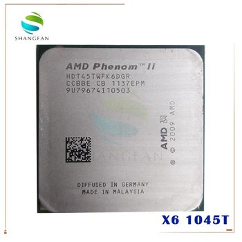 AMD Phenom X6 1045T X6-1045T 2.7 GHz Six-Core CPU Procesor HDT45TWFK6DGR 95W, Socket AM3 938pin