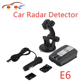 E6 Masina Detector De Radar De Avertizare Câine Electronic De 360 De Grade De Control Al Vitezei De Siguranță Rutieră Warner Alarma Versiunea Rusă/Engleză