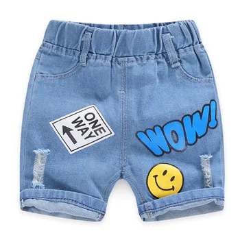 Baby Boy pantaloni Scurți de Blugi de Vară 2020 Băieții de Imprimare Denim de Bumbac Casual Copii Pantaloni scurți Pentru Copii Pantaloni 2-8Years Îmbrăcăminte