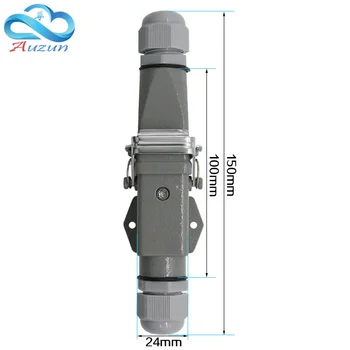 Heavy-duty conector 4 (3 + 1) 10A 250V ha-005-4 este Orizontale comune șurub picior conexiune