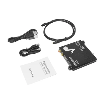 De la Digital la analog audio converter 192KHz/24Bit DAC SPDIF Opticals Toslink Coaxial RCA-3.5 mm pentru ps3 ps4 TV xbox Cablu de Alimentare USB