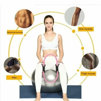 Pilates Ring De Fitness De Rezistență Coapsei Exercițiu Acasă Portabil Yoga Inel Exercițiu De Yoga Inel